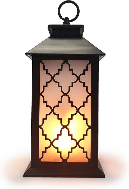 12" LED Flame Effect Lantern Lamp