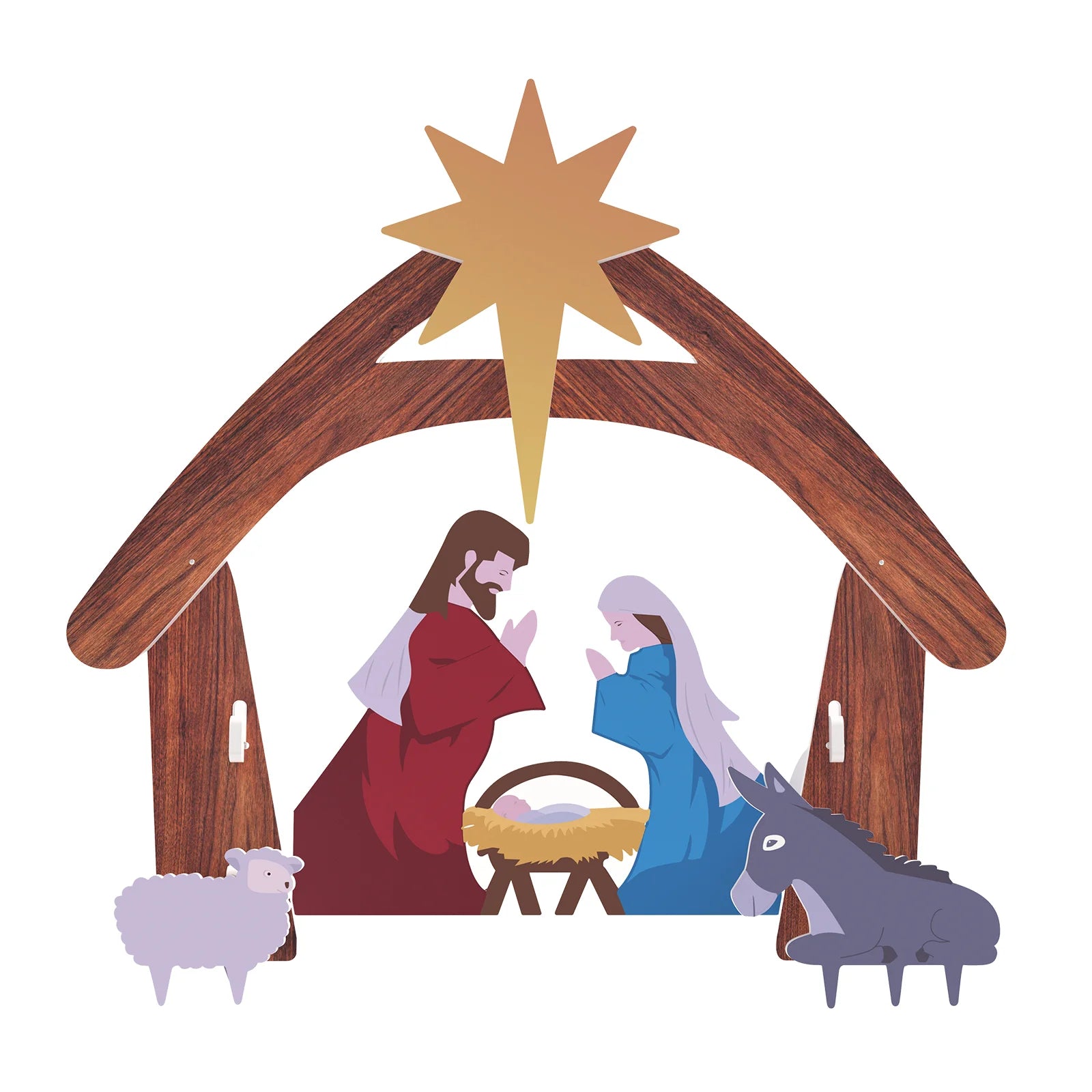 Christmas Outdoor Nativity Scene Large Holy Family Christmas Decorations