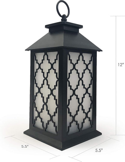 12" LED Flame Effect Lantern Lamp